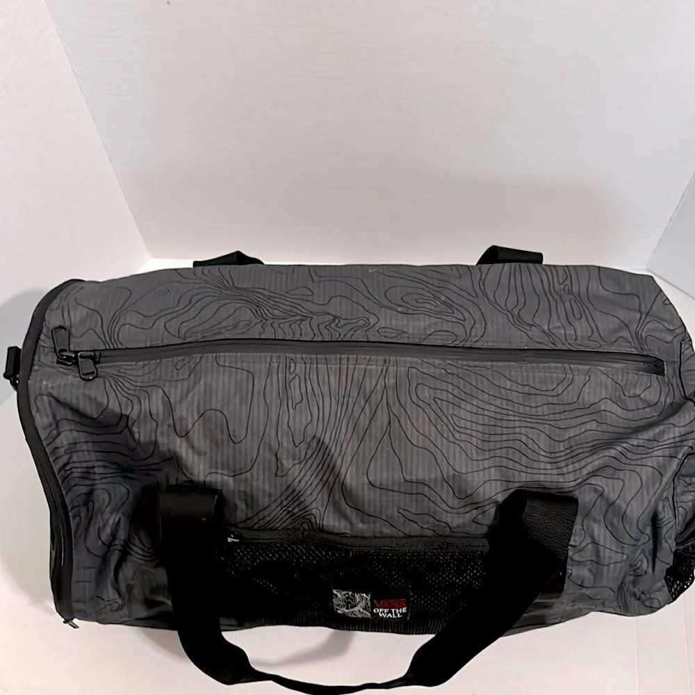 VANS X NATHAN FLORENCE Mala Duffle Vans Collab Nathan Florence Asphalt Black EUC